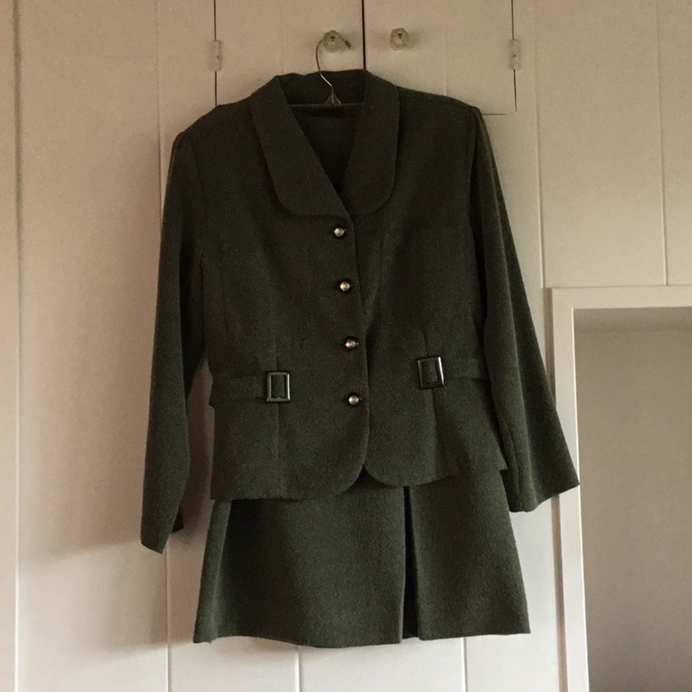 Vintage olive suit